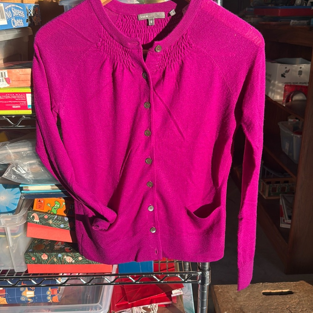 Vince 100% cashmere cardigan size small